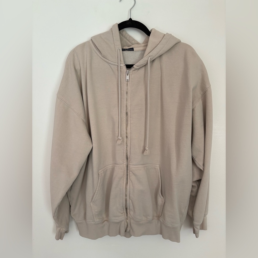 Brandy Melville Beige Hoodie